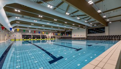 Informacija sportinio plaukimo baseino lankytojams